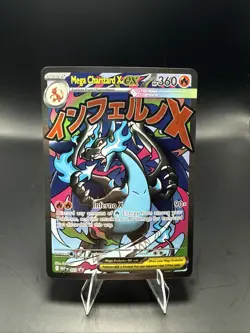 Pokemon TCG Mega Charizard X ex Black Star Promo MEP 023 Holo UPC K - Image 1