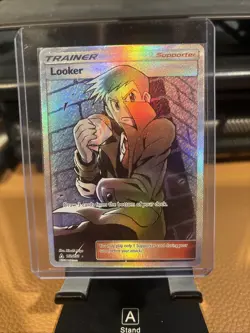 Looker (Full Art) Ultra Rare Holo SM - Ultra Prism 152/156 LP Pokemon TCG - Image 1