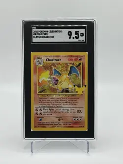 2021 POKEMON CELEBRATIONS CLASSIC COLL #4 CHARIZARD SGC 9.5 - Image 1