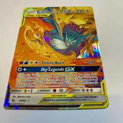 Hidden Fates Holo 2019 Pokemon Sun and Moon Moltres, Zapdos, Articuno GX 44/68 - Image 5