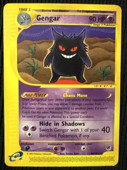 Pokemon TCG Gengar 48/165 Expedition 2002 Non Holo - Image 1