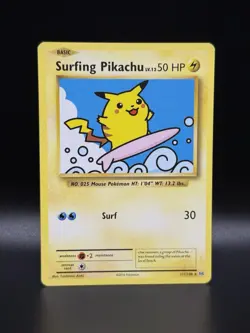 Surfing Pikachu 111/108 XY Evolutions Secret Rare Pokemon 2016 - Image 1