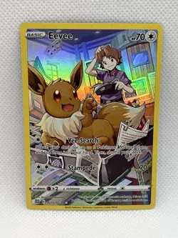 Eevee TG11/TG30 Swsh09: Brilliant Stars Trainer Gallery Pokemon LP Condition - Image 1