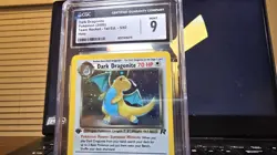 Pokemon Dark Dragonite Team Rocket 1st Edition Holo Rare #5 CGC 9 Mint - Image 2