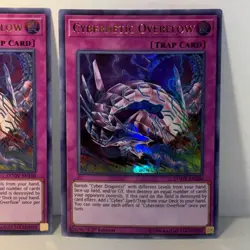 Cybernetic Overflow DUOV-EN100 X2 Ultra Rare 1st Edition NM Yugioh TCG - Image 3