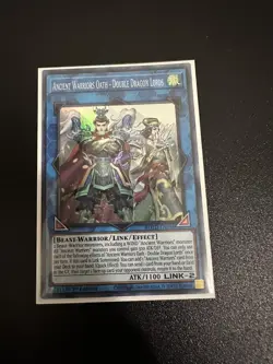 Yugioh! Ancient Warriors Oath- Double Dragon Lord, ROTD-EN048, NM, 1st ed., SR - Image 1