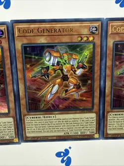 x3 Code Generator - GFP2-EN082 - Ultra Rare - 1st Edition Yu-Gi-Oh! M/NM - Image 2