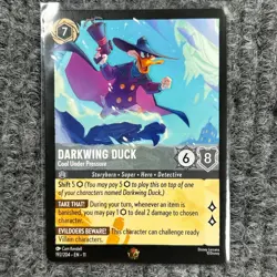 Disney Lorcana Winterspell Darkwing Duck Cool Under Pressure 192/204 Legendary M - Image 1