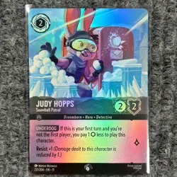 Disney Lorcana Winterspell Judy Hopps Snowball Patrol Epic 221/204 NM/Mint - Image 1