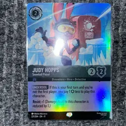 Disney Lorcana Winterspell Judy Hopps Snowball Patrol Epic 221/204 NM/Mint - Image 2