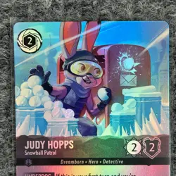 Disney Lorcana Winterspell Judy Hopps Snowball Patrol Epic 221/204 NM/Mint - Image 5