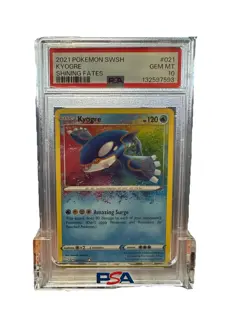 Pokemon TCG Kyogre Shining Fates Holo Card 021/072 Amazing Rare Psa 10 - Image 1