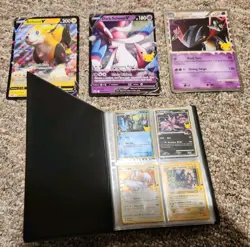 Pokemon Celebrations 25th Anniversary Card incomplete Set +3 jumbo cards+ binder - Image 1
