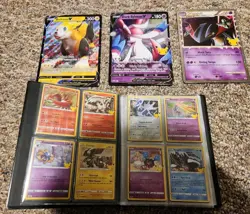 Pokemon Celebrations 25th Anniversary Card incomplete Set +3 jumbo cards+ binder - Image 2