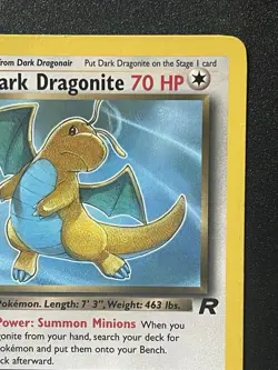 Dark Dragonite 22/82 Team Rocket Pokemon Card Moderately Played normal - Image 2