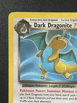 Dark Dragonite 22/82 Team Rocket Pokemon Card Moderately Played normal - Image 3