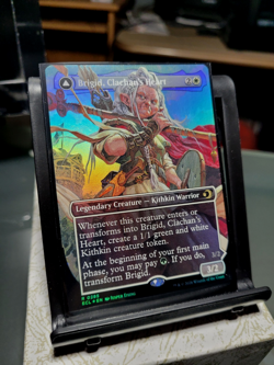 Lorwyn Eclipsed Brigid, Clachan's Heart 0285, NM, Borderless, Foil, Ships Quick - Image 1
