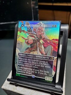 Lorwyn Eclipsed Brigid, Clachan's Heart 0285, NM, Borderless, Foil, Ships Quick - Image 2