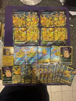 27 POKEMON PIKACHU CARDS LOT CELEBRATIONS, POKEMON GO, BLACK STAR PROMOS NM - Image 1