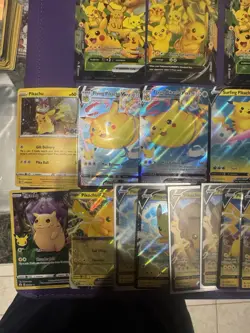 27 POKEMON PIKACHU CARDS LOT CELEBRATIONS, POKEMON GO, BLACK STAR PROMOS NM - Image 4