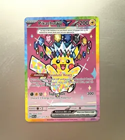 Pokemon Pikachu EX SIR 277/217 Ascended Heroes English - Pack Fresh - NM - Image 1
