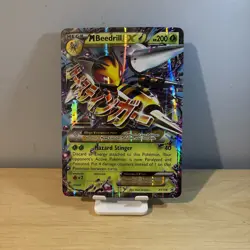 JUMBO Mega M Beedrill EX Oversized Promo Card XY158 2016 Pokemon LP - Image 1