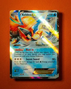 Keldeo EX | #49/149 Boundaries Crossed B&W | Ultra Rare EX LP - Image 1