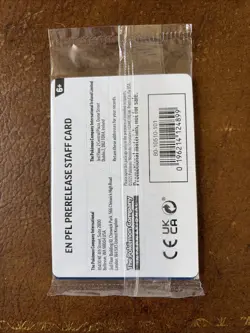 POKEMON Phantasmal Flames Sealed Staff Prerelease Promo Pack (4 Cards). NEW - Image 2