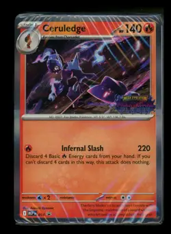 Pokemon Ceruledge Build & Battle Sealed Deck Phantasmal Flames Promo Stamped New - Image 1