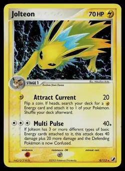 Pokemon Card - Jolteon Unseen Forces 8/115 Holo Rare - Image 1