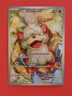 Pokemon Scarlet & Violet Twilight Masquerade Hisuian 181/167 Illustration Rare - Image 1
