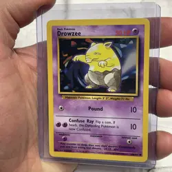 Drowzee - 49/102 - Common - Unlimited Edition NM/MT English Pokemon Base Set Vtg - Image 2