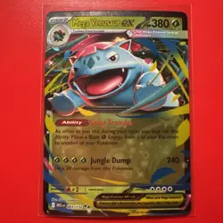Pokemon TCG Mega Evolution Mega Venusaur Ex 003/132 Double Rare Holo NM - Image 1