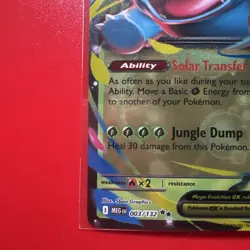 Pokemon TCG Mega Evolution Mega Venusaur Ex 003/132 Double Rare Holo NM - Image 5