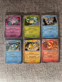 Pokemon Card Lot LP/NM - x6 Eeveeloution Promo - Image 1