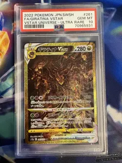 2022 POKEMON JPN SWSH FA/GIRATINA VSTAR UNIVERSE-ULTRA RARE #261 PSA 10 - Image 1