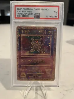 Ancient Mew Pokemon TCG the Movie Release Promo 2000 English PSA 7 - Image 1