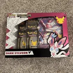 Pokemon TCG Celebrations Collection Box Dark Sylveon V Factory Sealed - Image 1