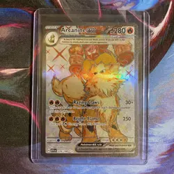 Pokemon Arcanine ex 224/198 SV01: Scarlet & Violet Base Set Holo - Image 4