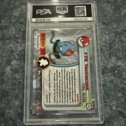 1999 Topps Pokemon TV #72 Tentacool PSA 7 - Image 2