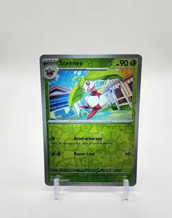Steenee Common Reverse Holo Pokemon TCG Obsidian Flames 17/197 - Image 1