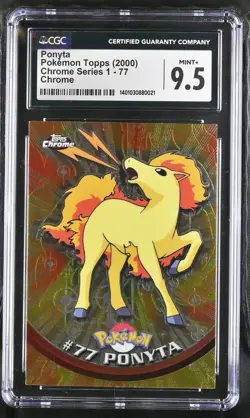 Pokemon Ponyta 77 Holo Topps Chrome - CGC 9.5 - Image 1
