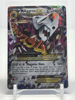 MP Mega Aggron EX Ultra Rare 94/160 2015 Pokemon XY Primal Clash - Image 1