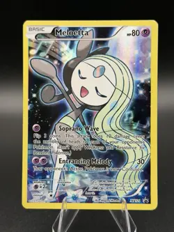Pokemon TCG Meloetta XY120 Promo 2016 Holo LP - Image 1