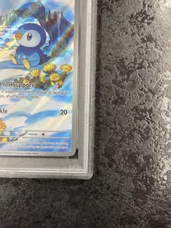2025 POKEMON PFL EN PIPLUP ILLUSTRATION RARE #098 - PSA 8 - Image 5