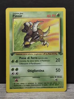 Pinsir 25/64 Jungle Non-Holo LP 1st Edition Rare Italian Pokemon - Image 1