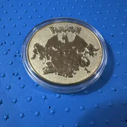 Pokemon Mewtwo Collectible Coin - Gold Metal Medallion - Image 2