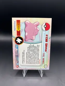 2000 Topps Pokemon TV Series Blue Logo Ditto #132 Non Holo - NM - Image 4