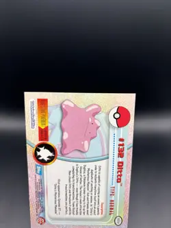 2000 Topps Pokemon TV Series Blue Logo Ditto #132 Non Holo - NM - Image 5