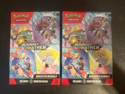 Pokemon TCG Journey Together Booster Bundle Lot Of 2 Brand New & Factory Sealed - Image 1
